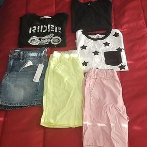 Boys H & M lot and new Joe's shorts